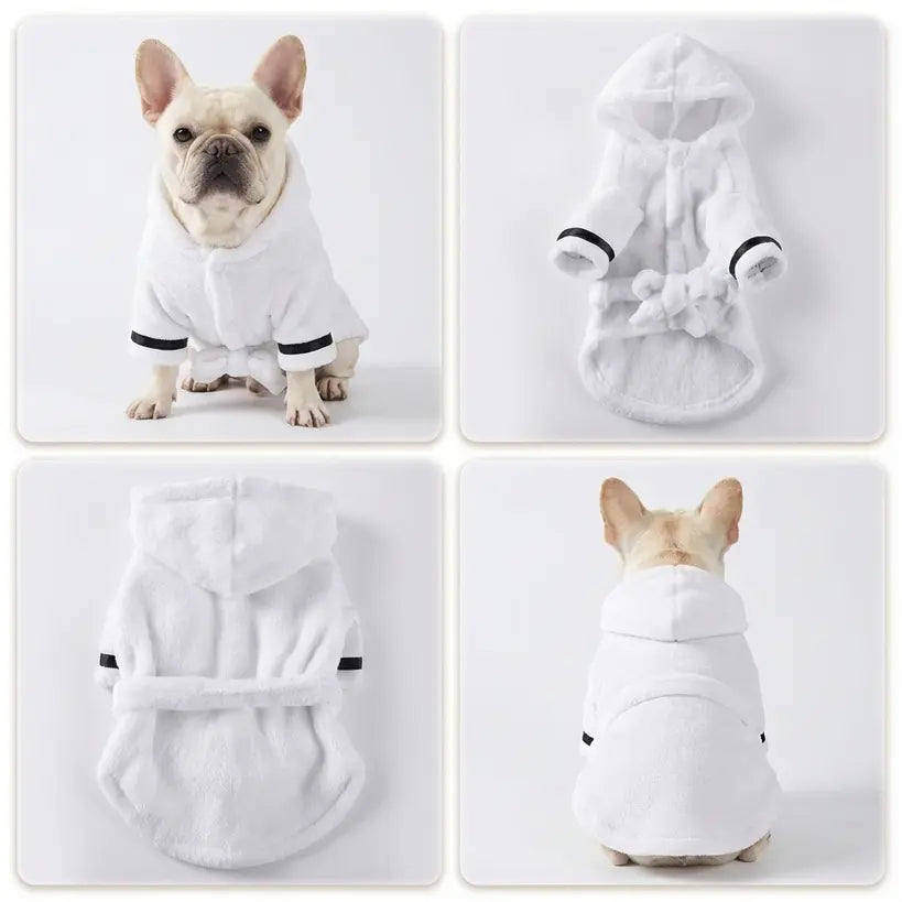 WagBalance™ CozyDry Warm & Absorbent Dog Bathrobe