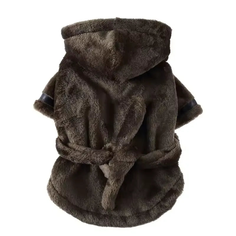 WagBalance™ CozyDry Warm & Absorbent Dog Bathrobe