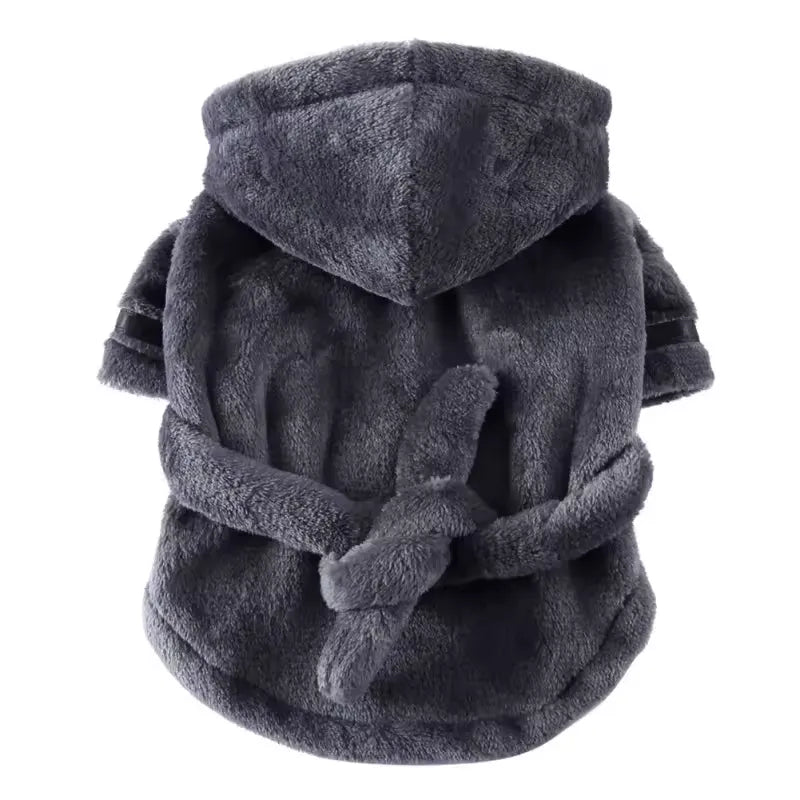 WagBalance™ CozyDry Warm & Absorbent Dog Bathrobe